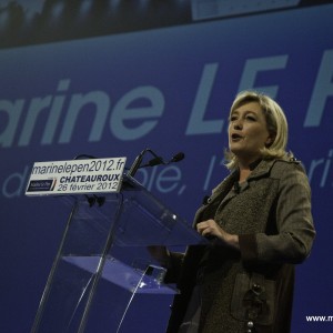 Marine Le Pen in Chateauroux